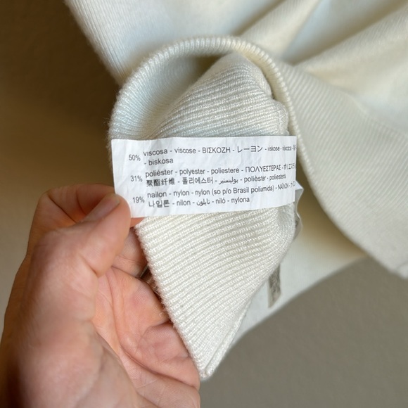 Zara Padded shoulder sleeveless sweater - Picture 4 of 4